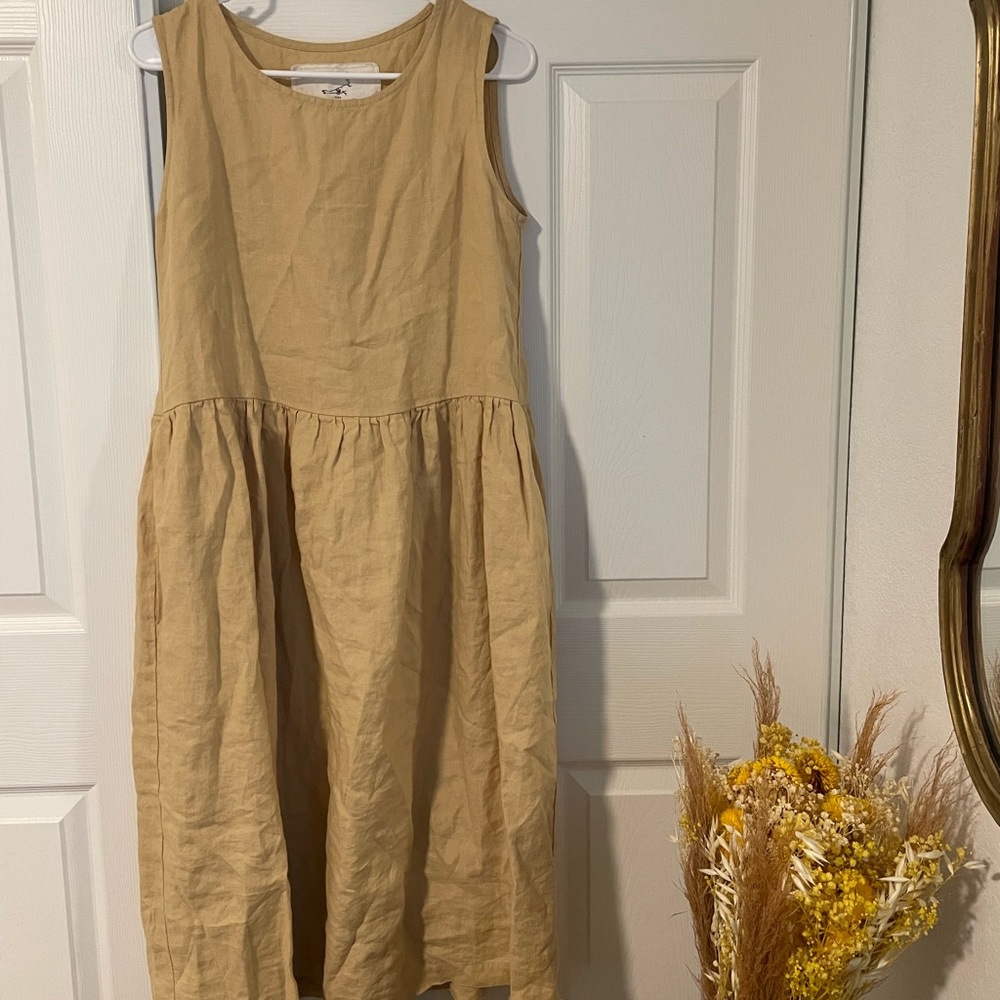 Smock Linen Dress from notPERFECTLINEN